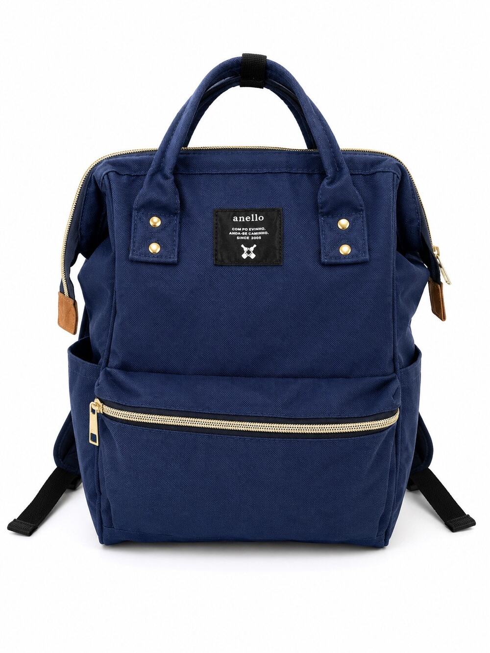 Anello Navy Blue Diaper Bag Backpack Baby Changing Travel Mommy Tote Japan